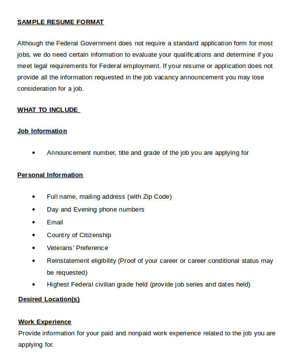 Sample Resume Word Document Resume In Word Template 24 Free Word Pdf Documents