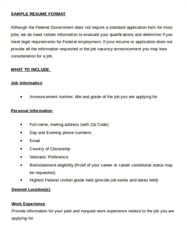 Standard Resume format Word File Resume In Word Template 24 Free Word Pdf Documents