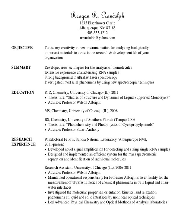 Student Resume Career Objective Examples College Resume Example 8 ...