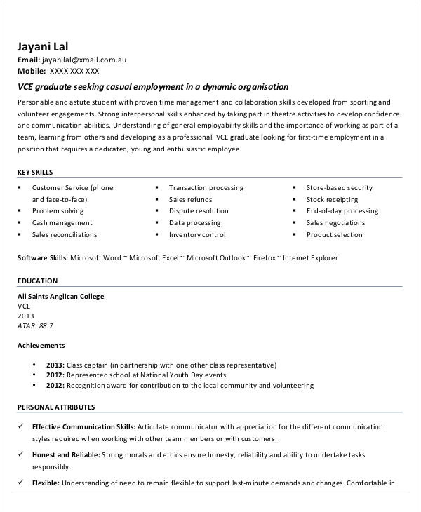 Student Resume Job 14 First Resume Templates Pdf Doc Free Premium