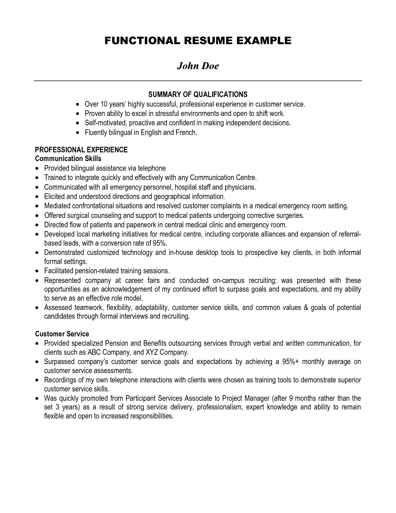Student Resume Qualifications Best Summary Of Qualifications Resume for 2016
