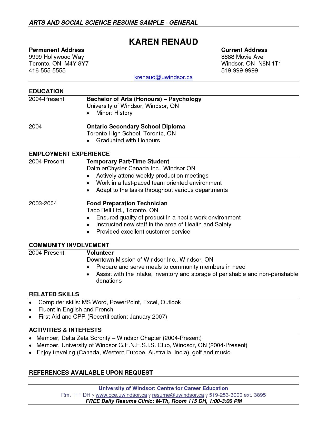 Technical Student Resume Technical Skills Resume Computer Science Resume for Your