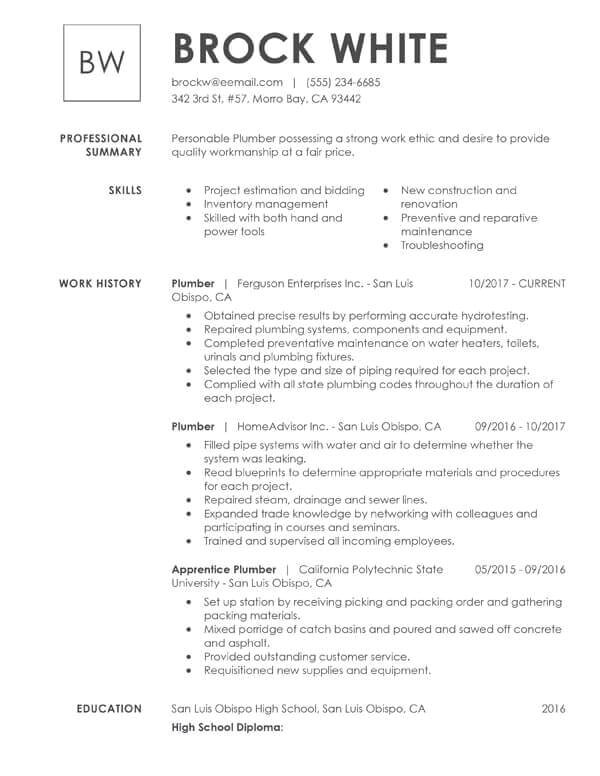 What Should A Basic Resume Contain Get the Job with A Simple Resume Guide My Perfect Resume