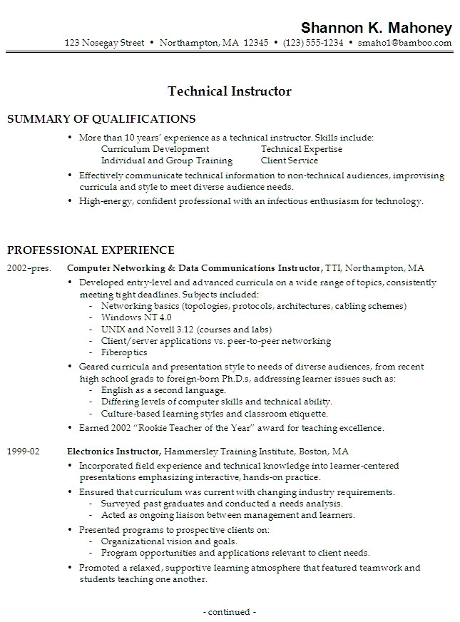 work-experience-resume-sample-resume-work-experience-samples