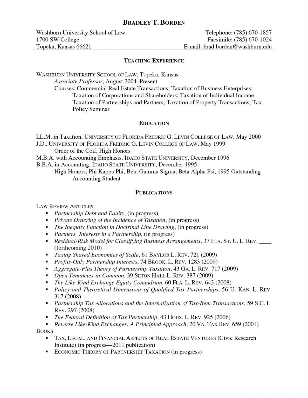 sample resume yale