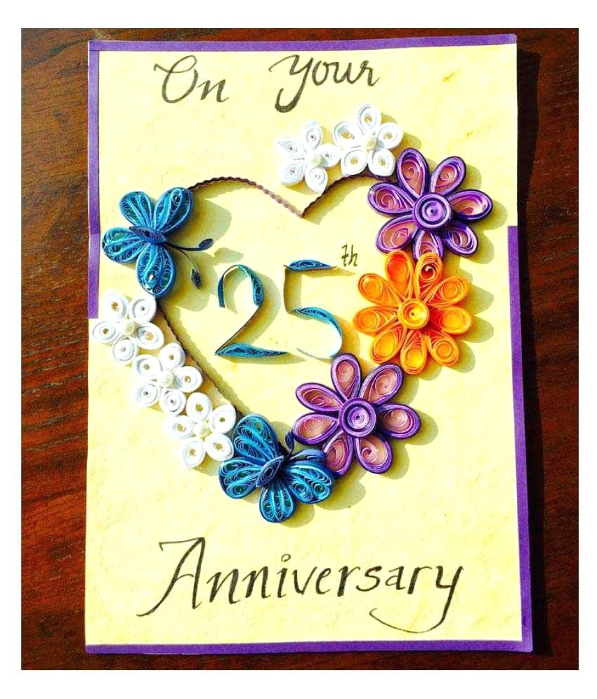 Anniversary Card with Photo and Name 1 Year Anniversary Card In 2020 with Images Happy 25th