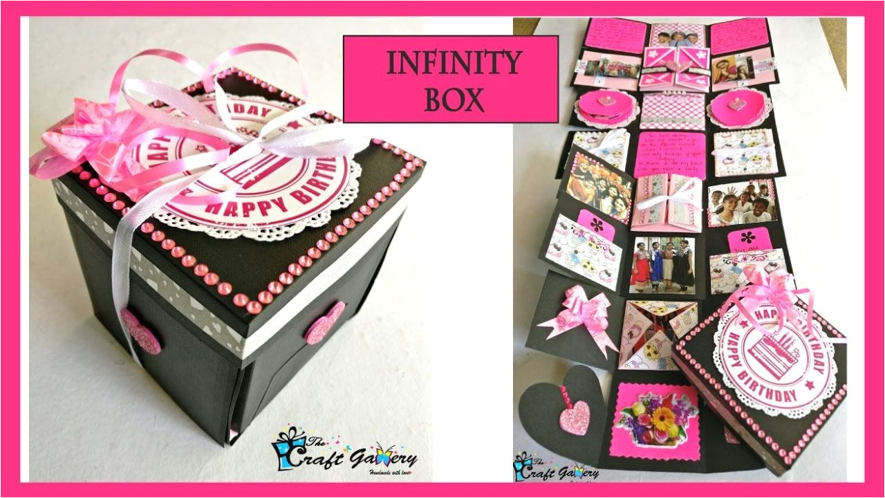 Birthday Card Handmade for Best Friend Birthday Gift for A Best Friend Infinity Box Prezent