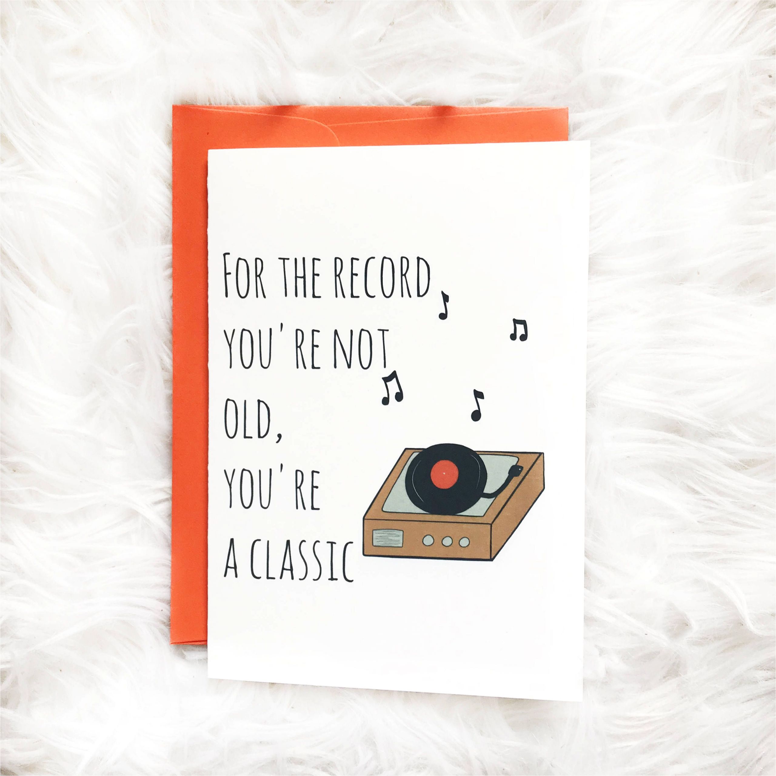 Birthday Card Record Your Own Message Classic Birthday Card Dad Birthday Card by Siyo Boutique