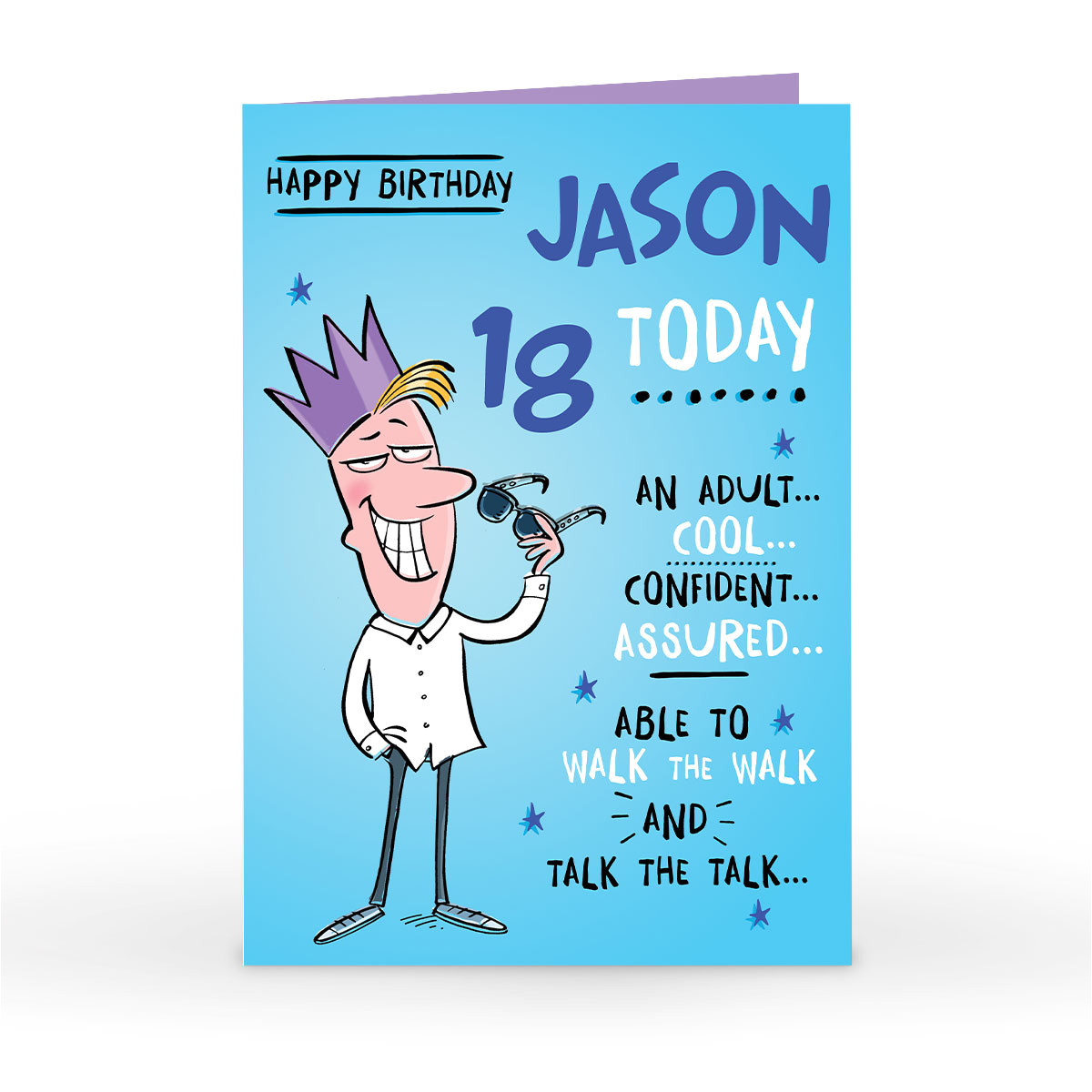 Birthday Card with Name Editing for Brother Celebrations Occasions Edit Name 18 Bday Card Brother son