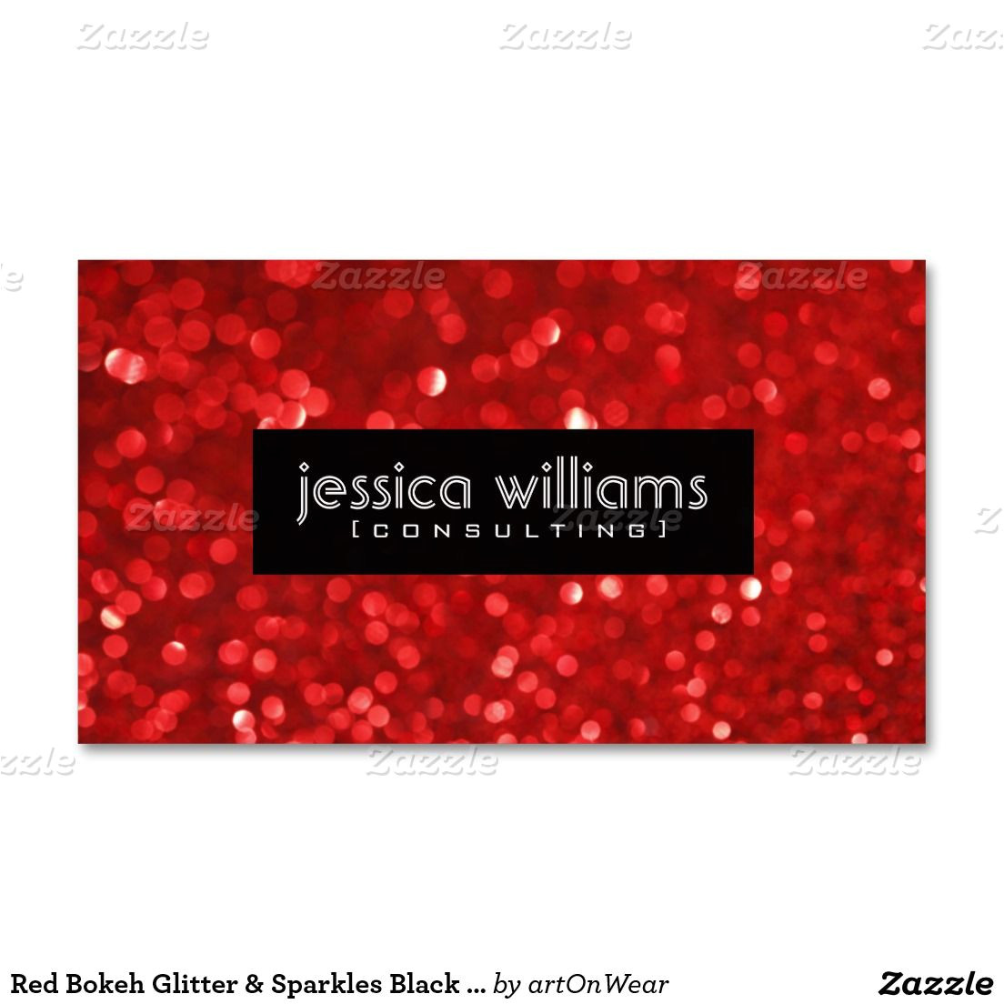 Card Background Red and Black Pin by Indigo Coast Creative On Beauty Business Cards