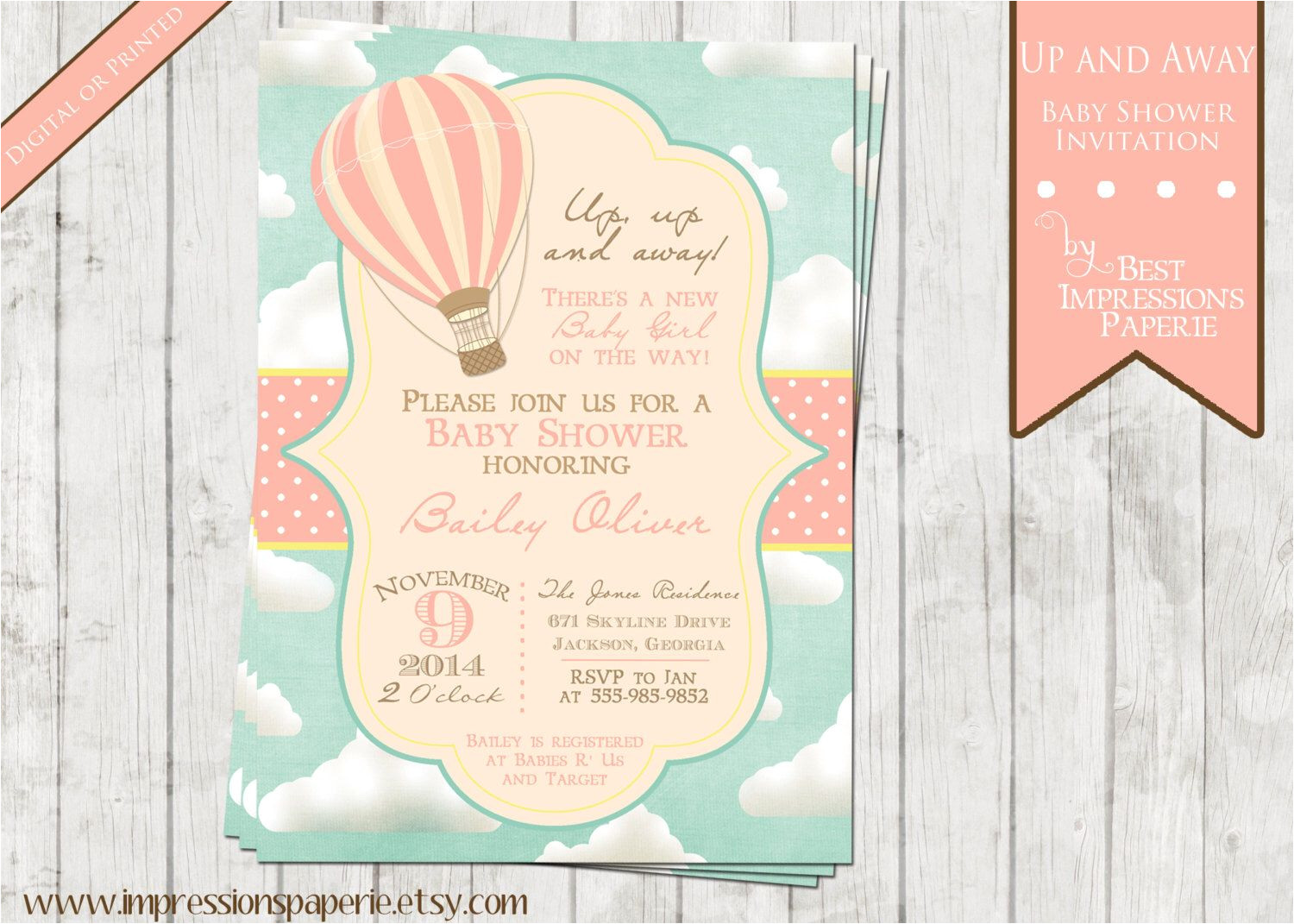 Card Invitation Hot Air Balloon Pin by Nicole Abapo On Baby Shower Ideas Baby Shower