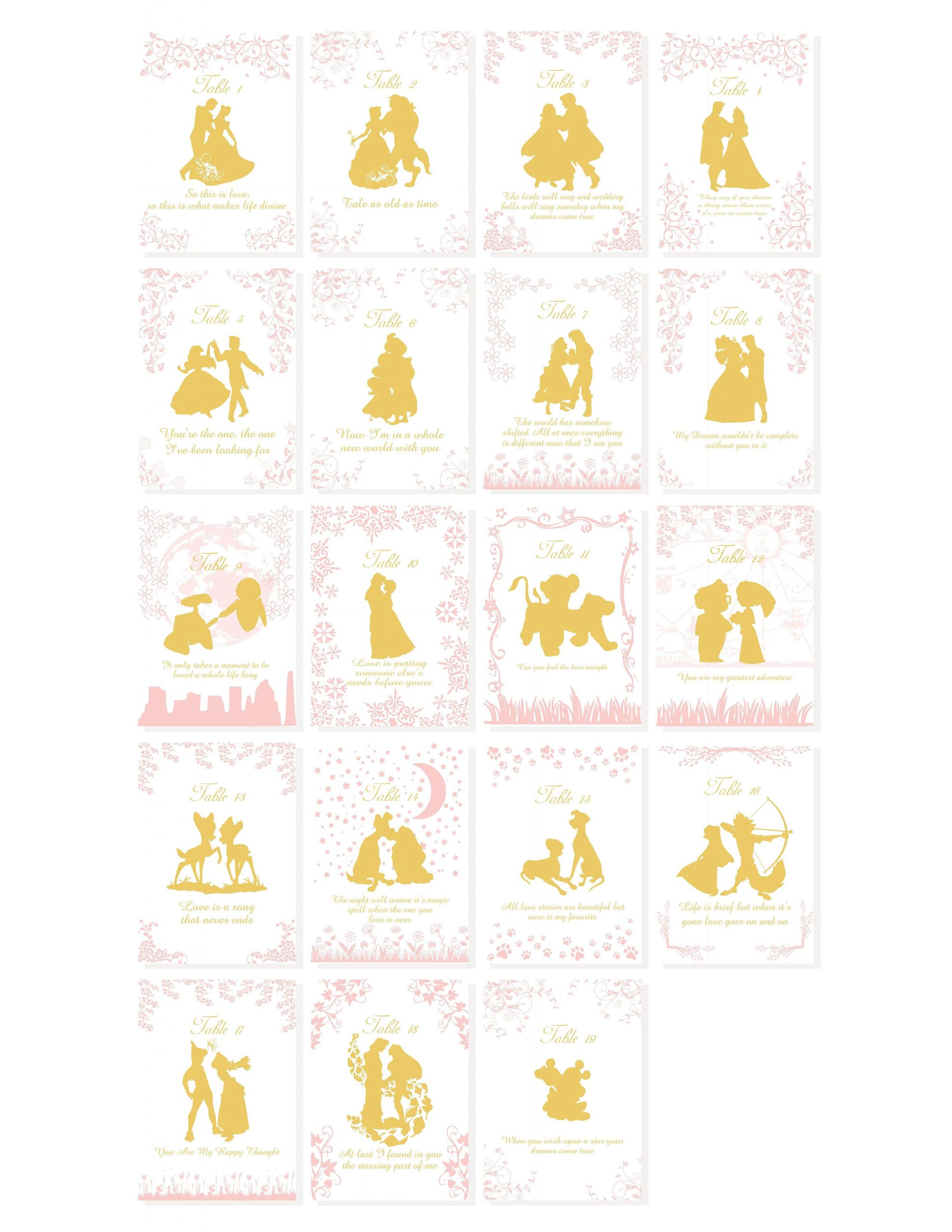 Card Of Life Birthday Chart Pink Gold Story Book Quotable Table Numbers Quotable