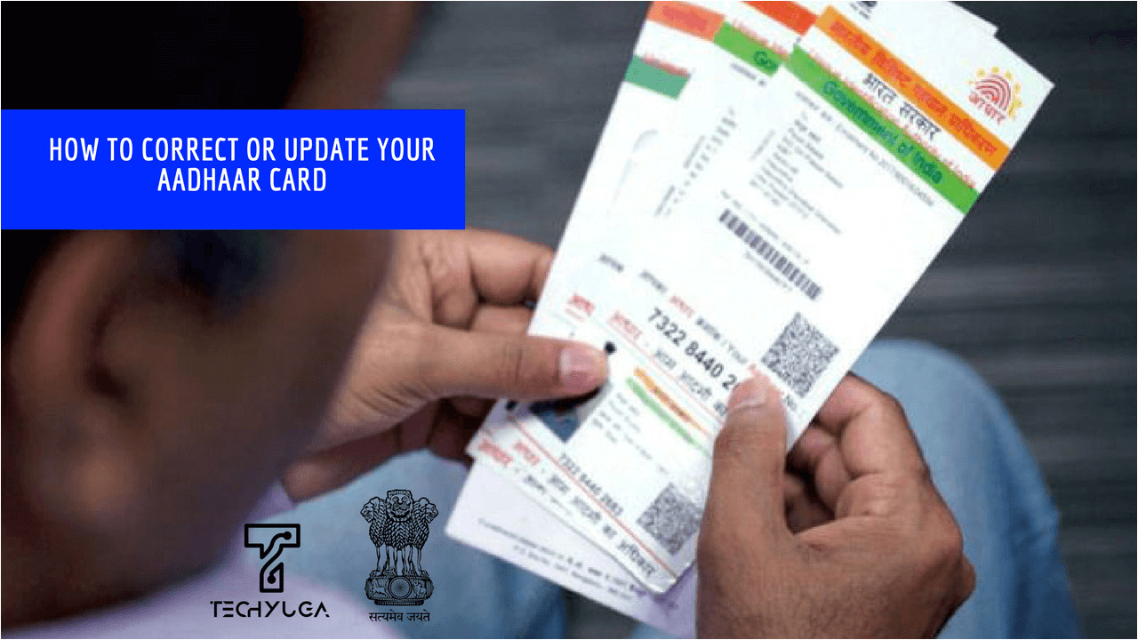 Correction In Adhar Card Name How to Update or Correct Your Aadhaar Card Details Easy