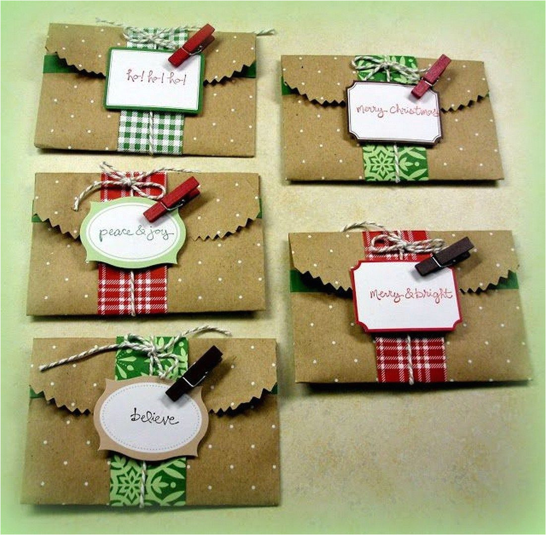 Diy Xmas Gift Card Holders 37 Easy Diy Christmas Card Craft Christmas Gift Card