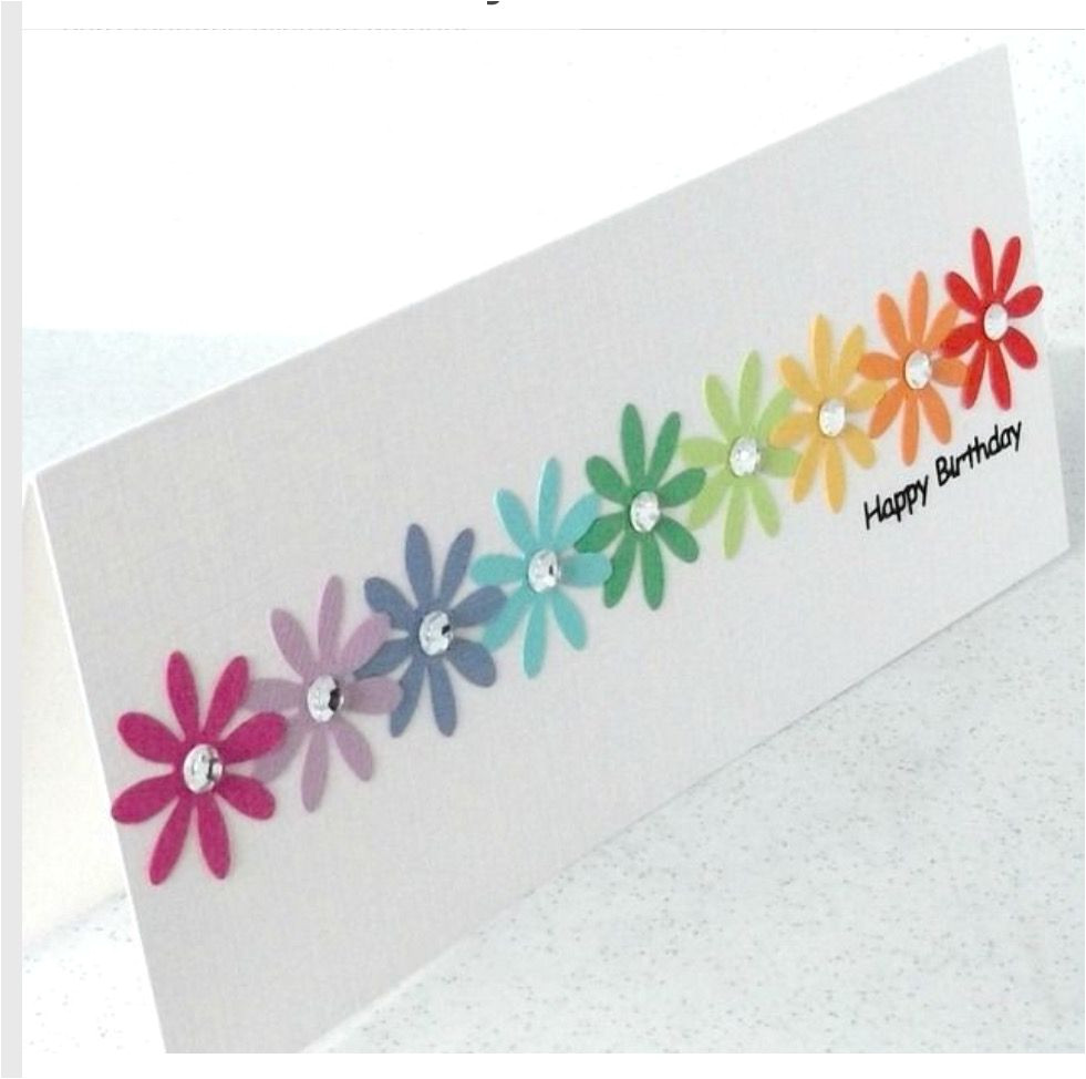 Easy and Simple Card Designs I Would Definitely Want This Colorfull Card On My Birthday