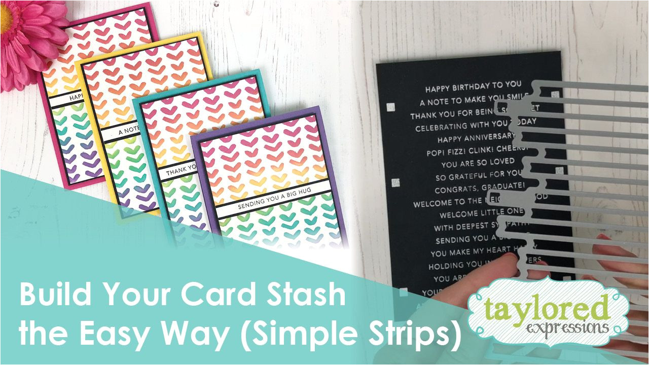 Easy and Simple Card Making Every Card Maker Has A Card Stash On Hand for Occasions that