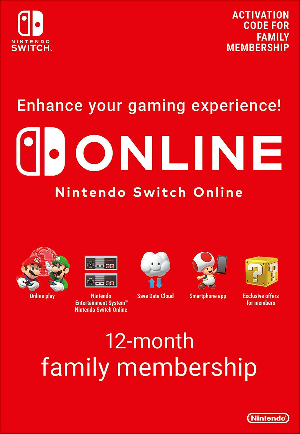Easy Day Membership Card Benefits Nintendo Switch Online Membership 12 Months Switch