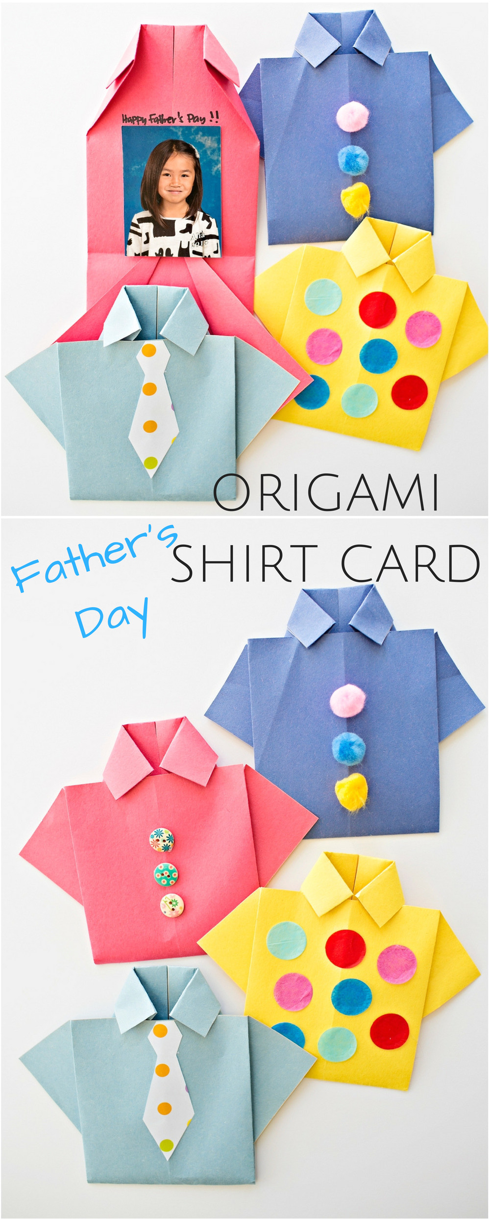 Easy origami Shirt Father S Day Card Easy origami Shirt Father S Day Card Darky Valenta N A Den
