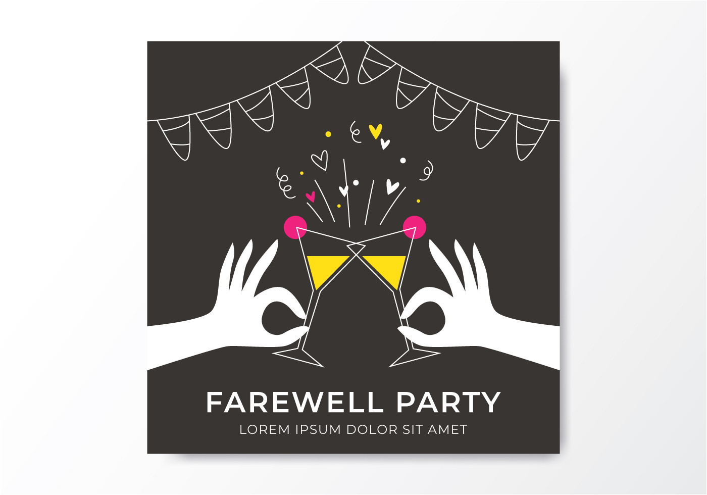 Farewell Card Vector Free Download Farewell Party Free Vector Art 5 Free Downloads