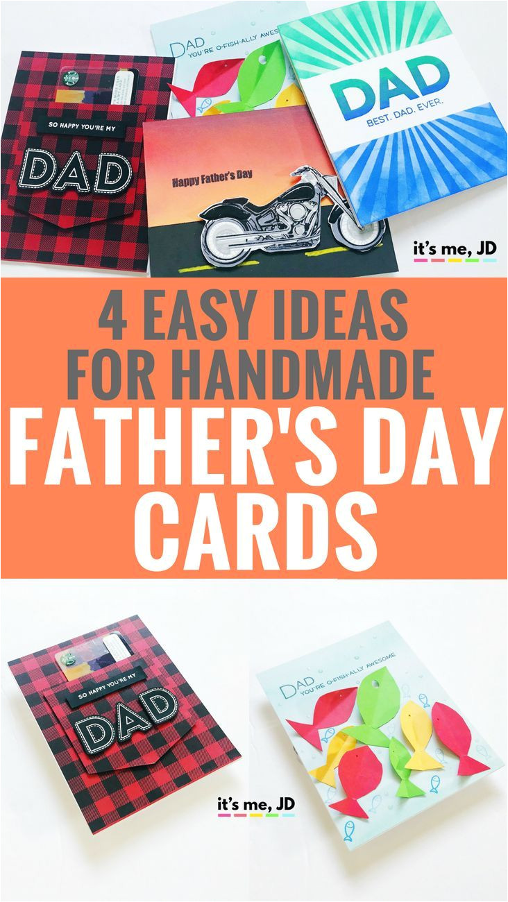 Father S Day Easy Card Ideas 4 Easy Handmade Father S Day Card Ideas Fathers Day Cards