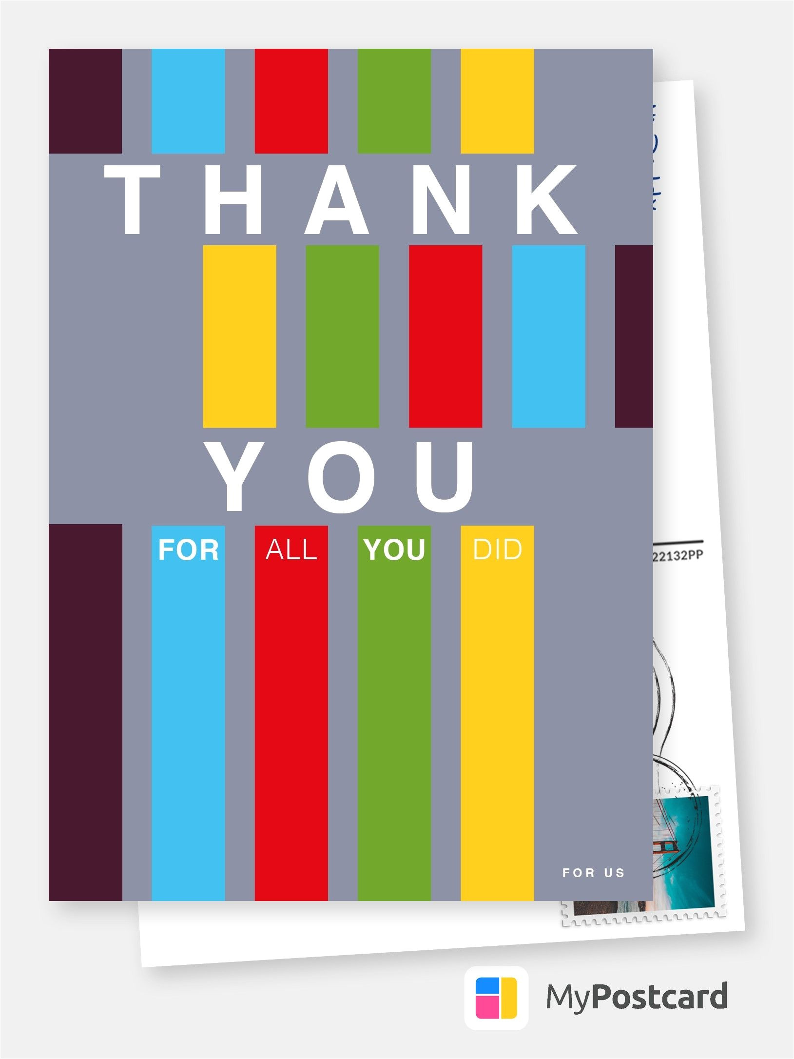 Greeting Card Thank You Messages Thank You for All You Did Ermutigungskarten Spruche