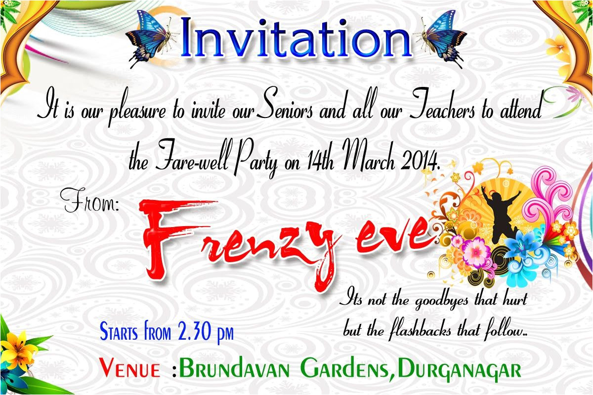 Handmade Farewell Invitation Card for Teachers Beautiful Surprise Party Invitation Template Accordingly