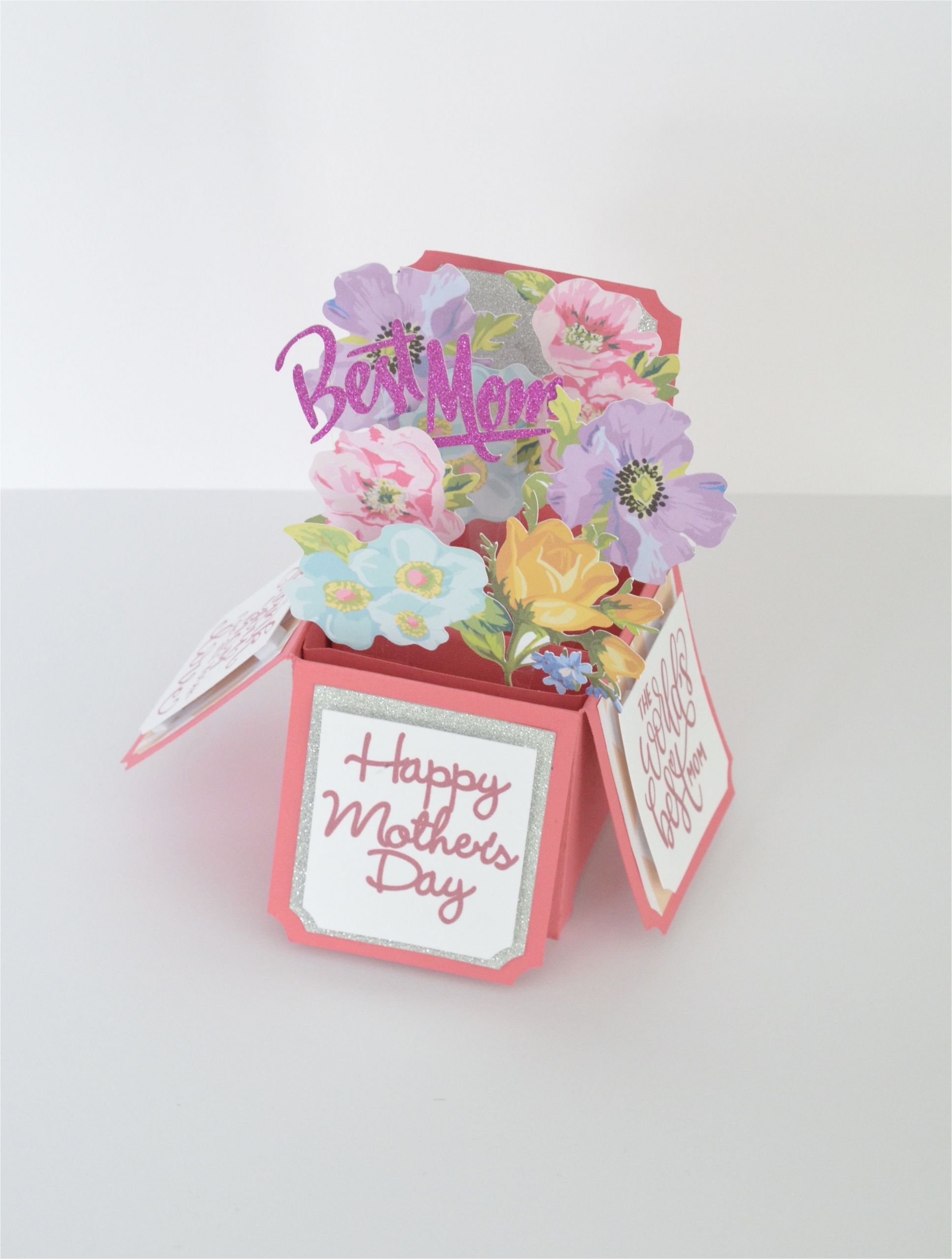 Handmade Pop Up Mother S Day Card Handmade Personalized and Custom Pop Up Box Card for Mothers
