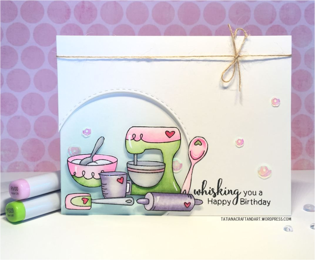 Happy Birthday Card Art and Craft Wisking You A Happy Birthday Birthday Card Series Ft