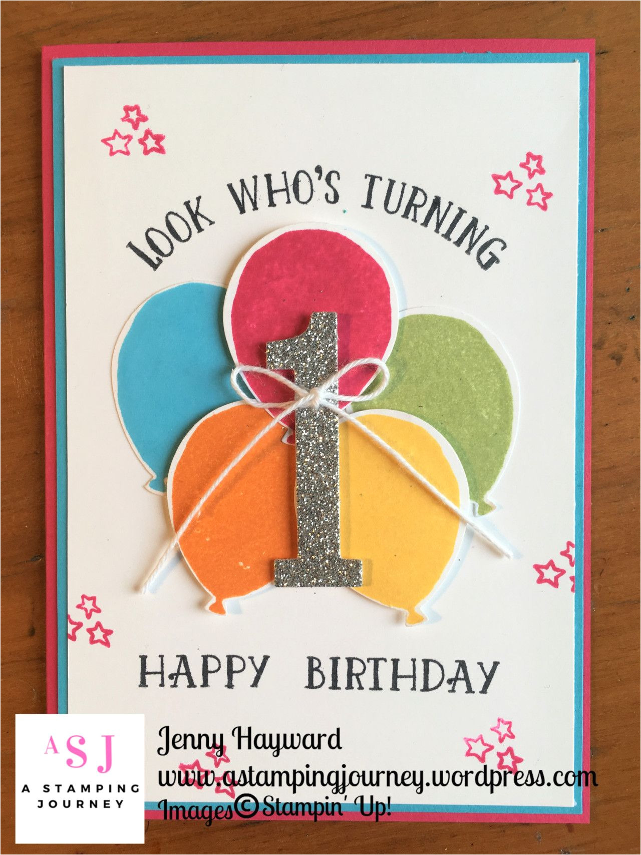 Happy Birthday Card Via Email Happy 1st Birthday Card Geburtstag Karte Luftballons Und