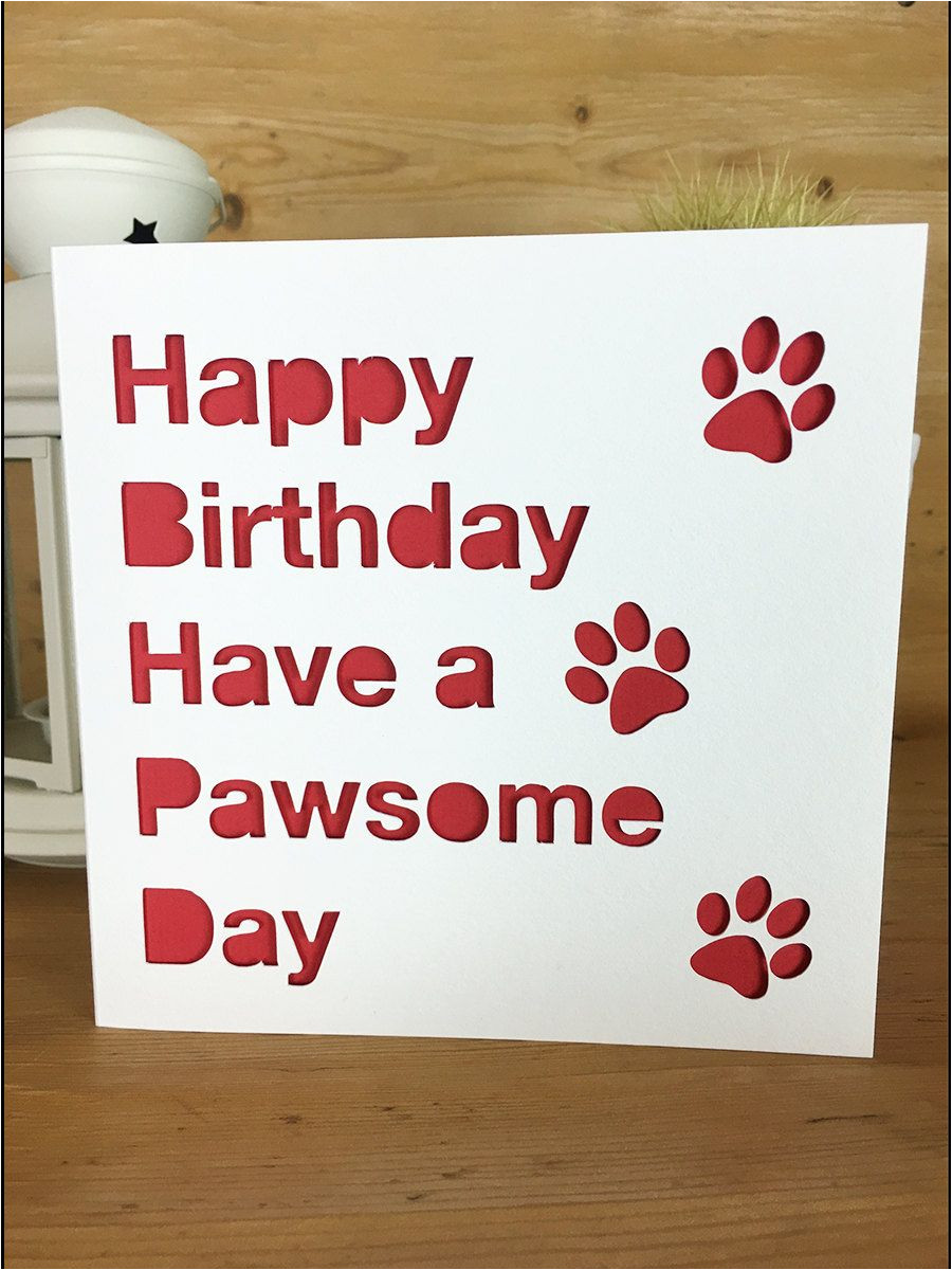Happy Birthday Ke Liye Greeting Card Birthday Card Pet Happy Birthday From the Pet to the Pet