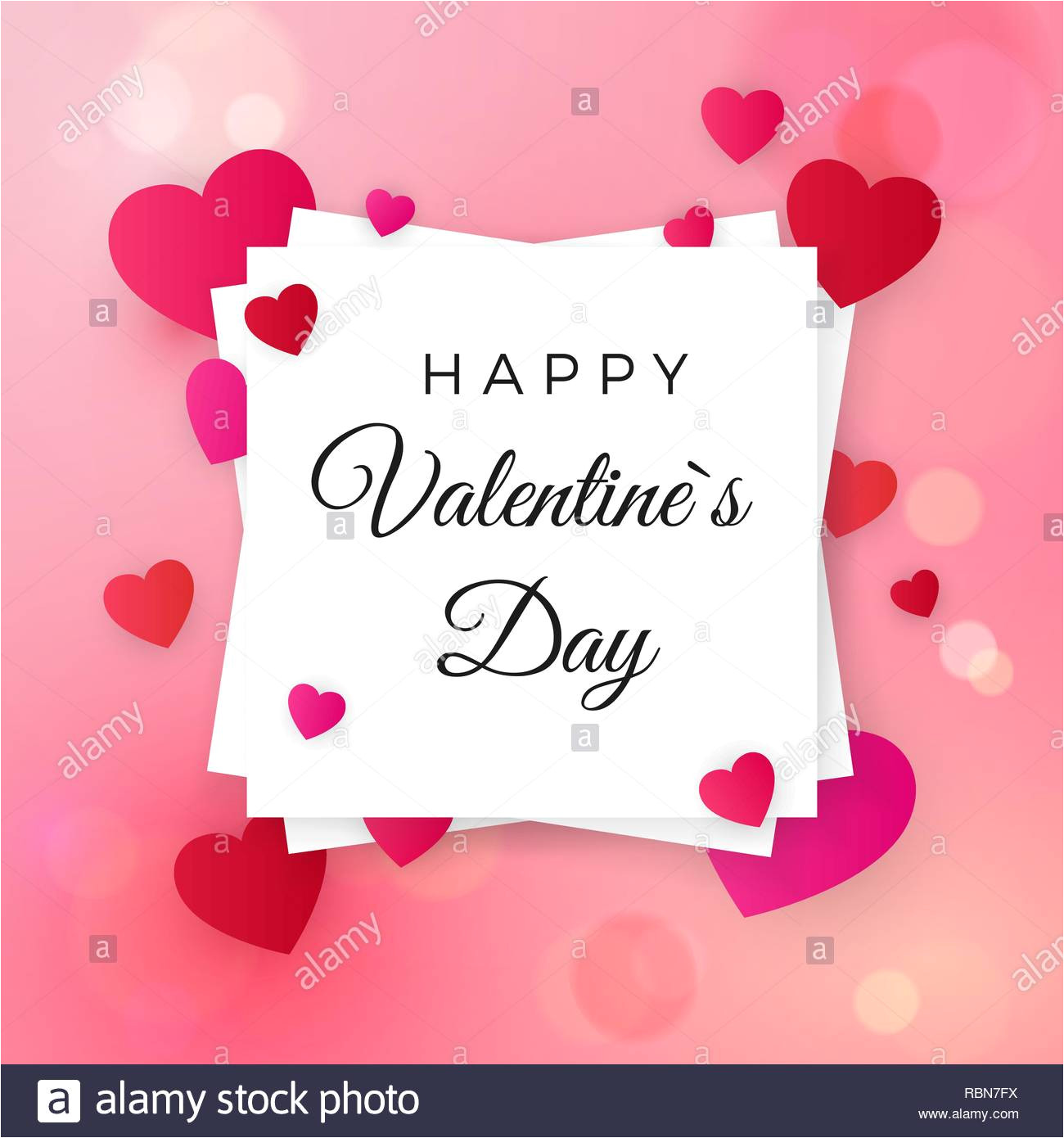 Happy Valentine Day Card with Name Happy Valentines Day and Wedding Design Elements Greeting