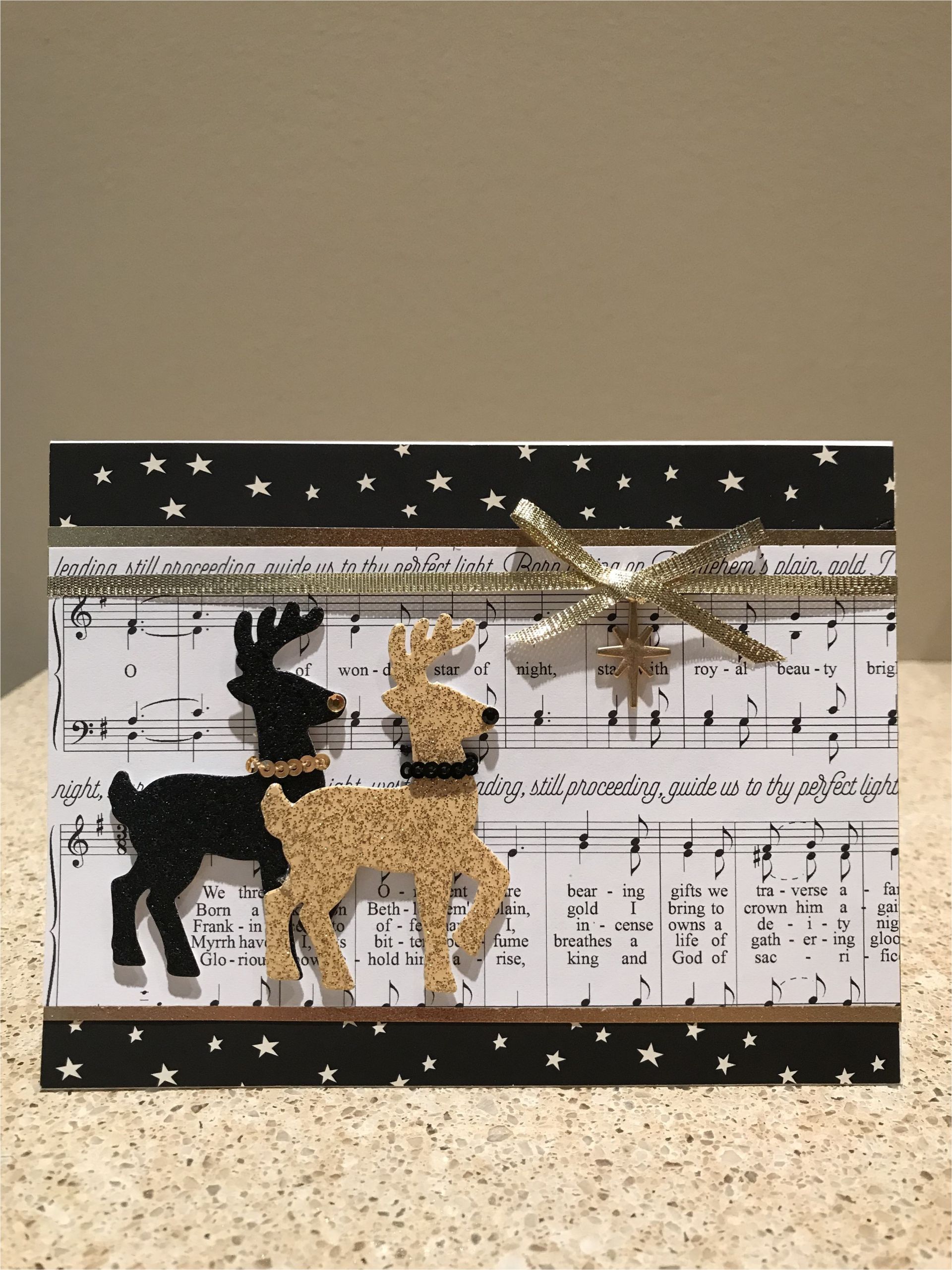 Jim S Christmas Card to Pam Christmas Card Made Using Stampin Up Santa S Sleigh Stamp