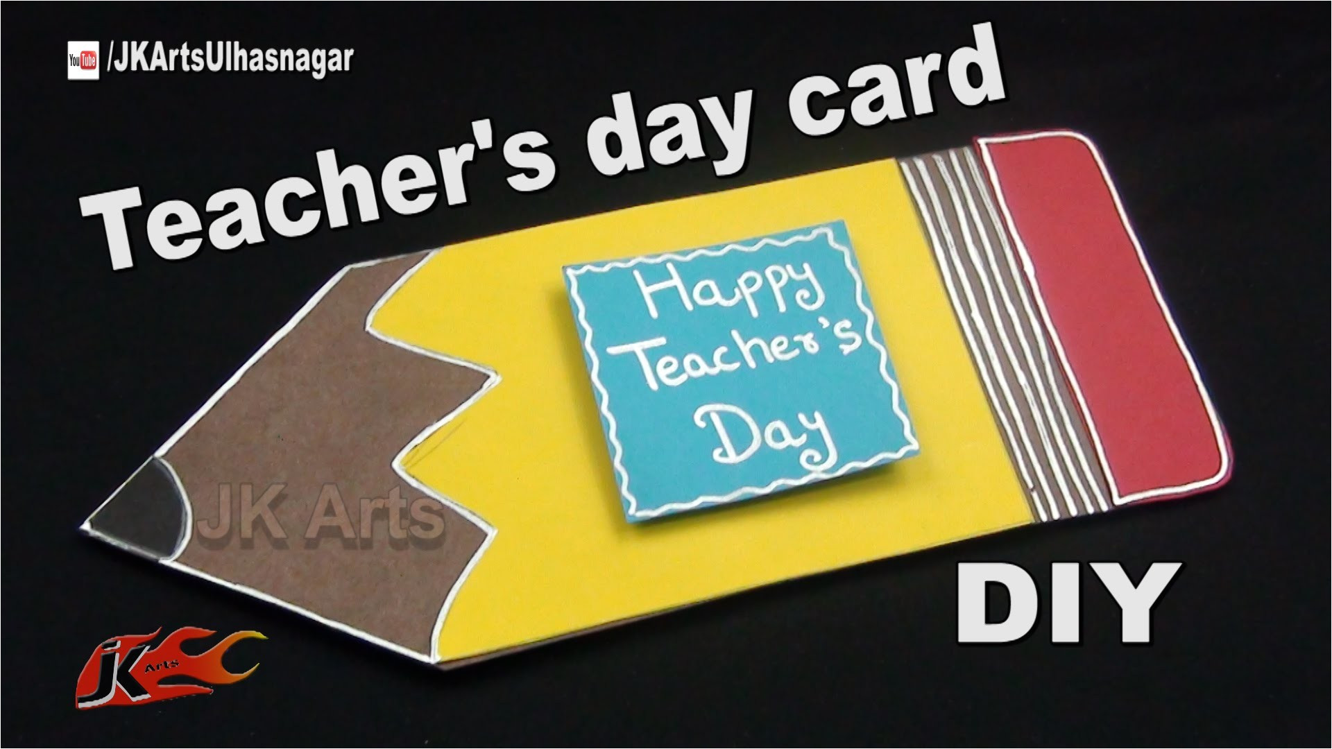 Jk Arts Teachers Day Card 35 Tutorial Make A Teacher S Day Card with Video