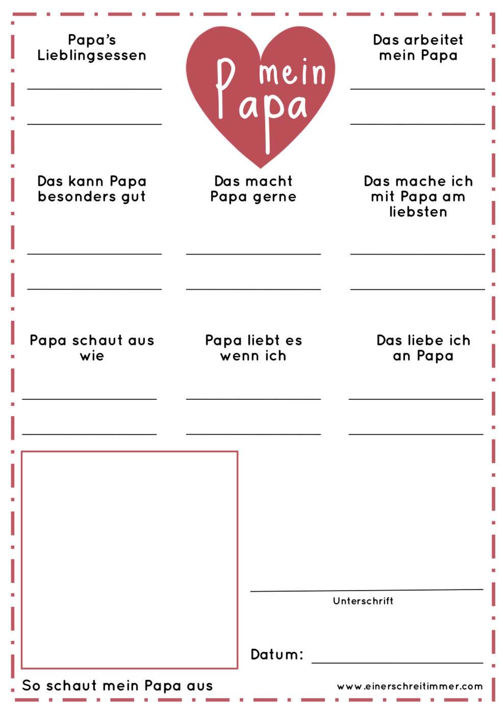 Last Minute Teachers Day Card Basteln Fur Den Muttertag Inkl Mama Fragebogen Als Download