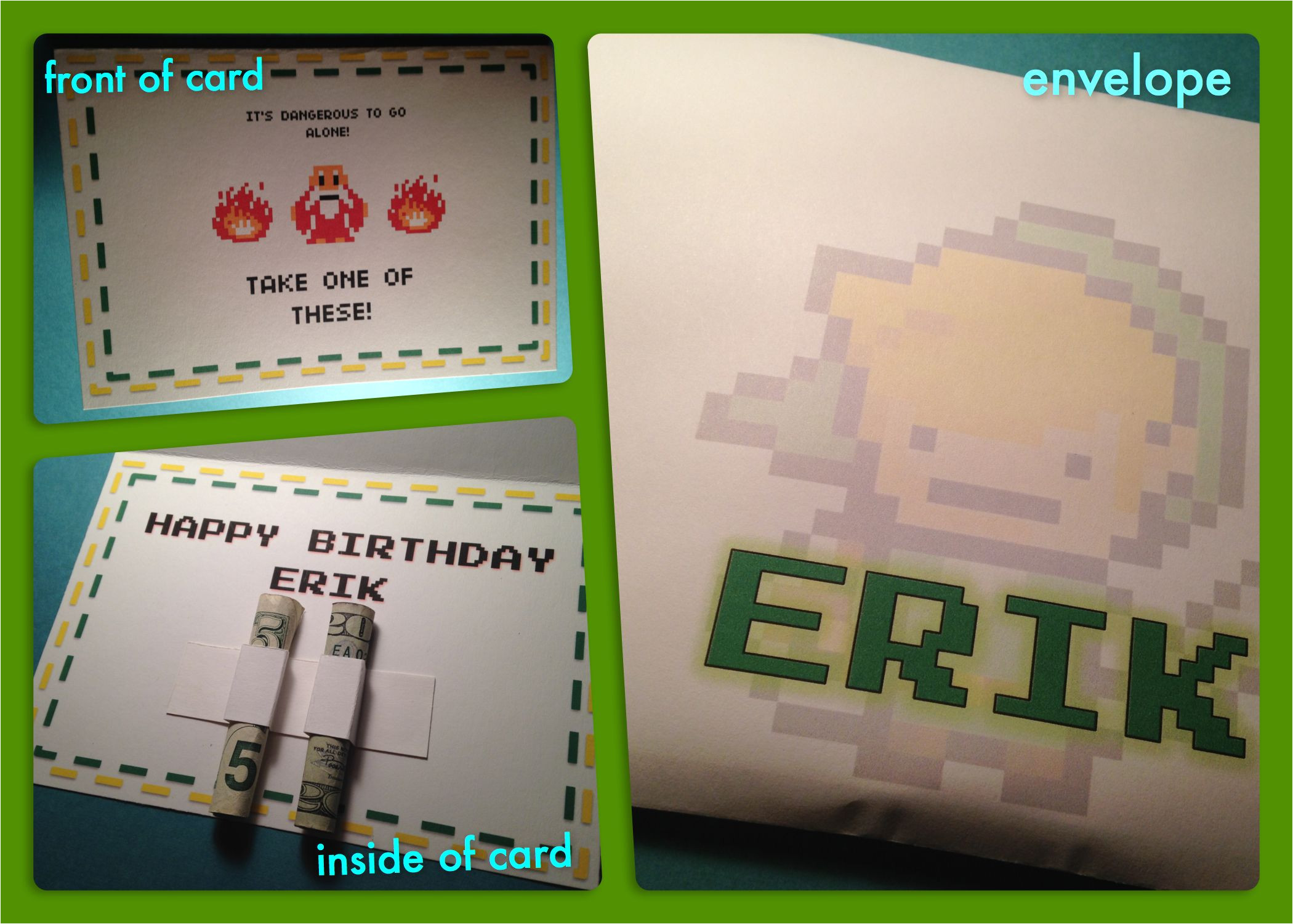 Legend Of Zelda Happy Birthday Card Legend Of Zelda Birthday Card Generated In Power Point