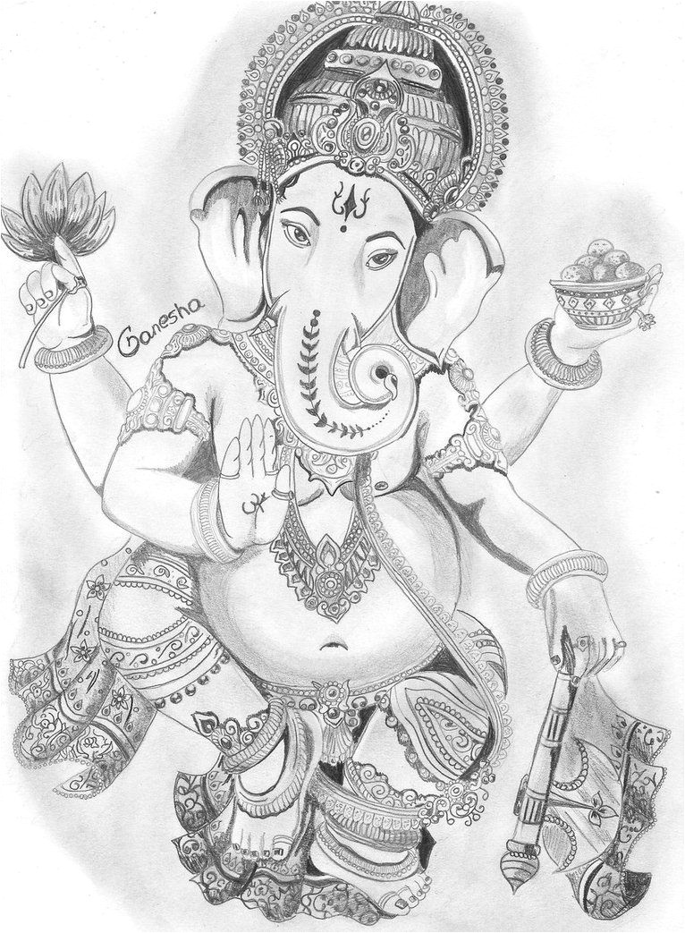 Lord Ganesh Image for Marriage Card Sri Ganesha Tatouage Ganesh Dessin Ganesh Idees Esquisses