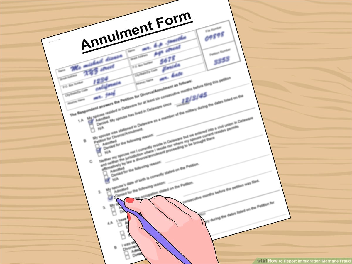 Marriage Based Green Card Interview with Criminal Record 3 Ways to Report Immigration Marriage Fraud Wikihow