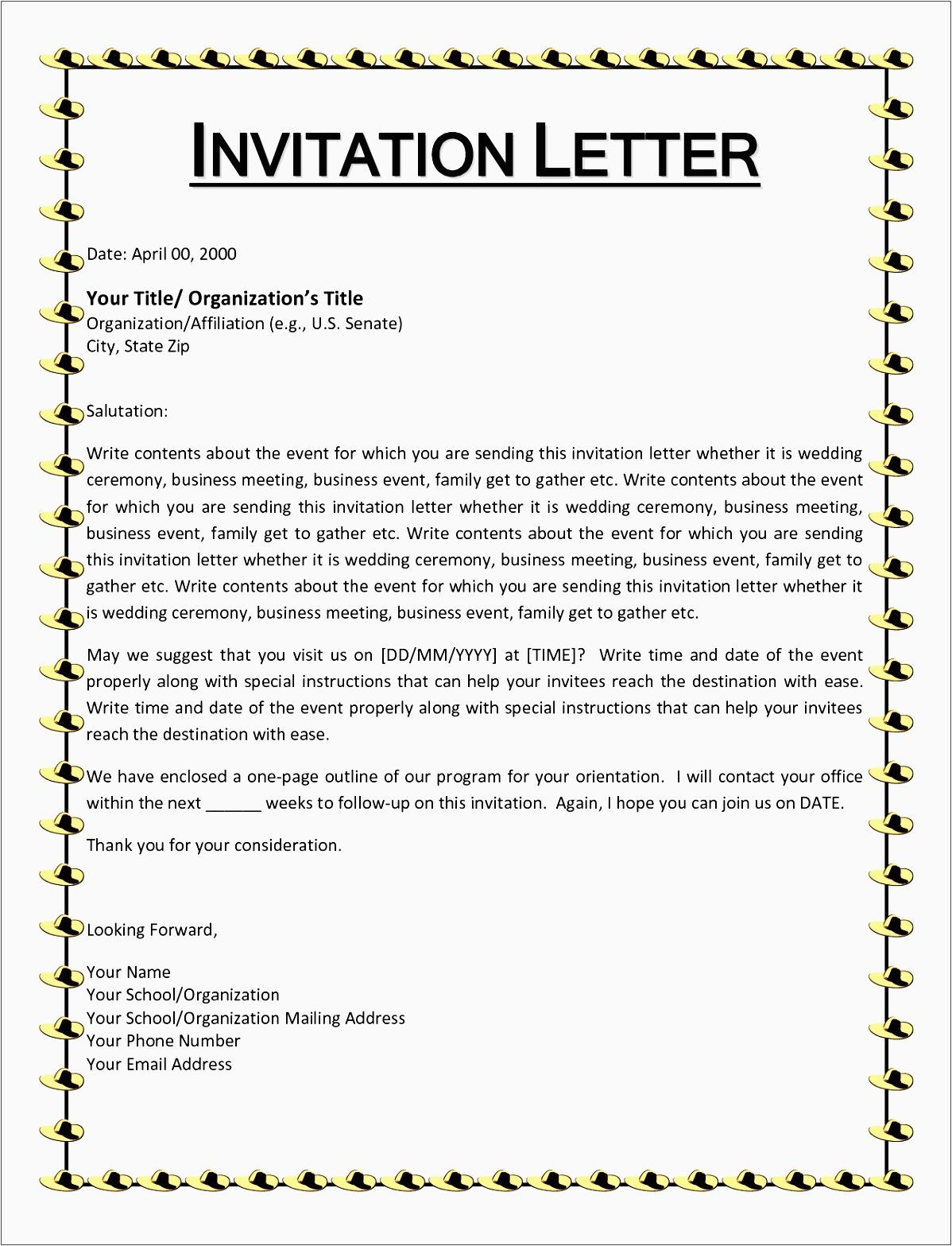 Marriage Invitation Card format In English Pdf Invitation Letter Informal Saevk Beautiful Wedding