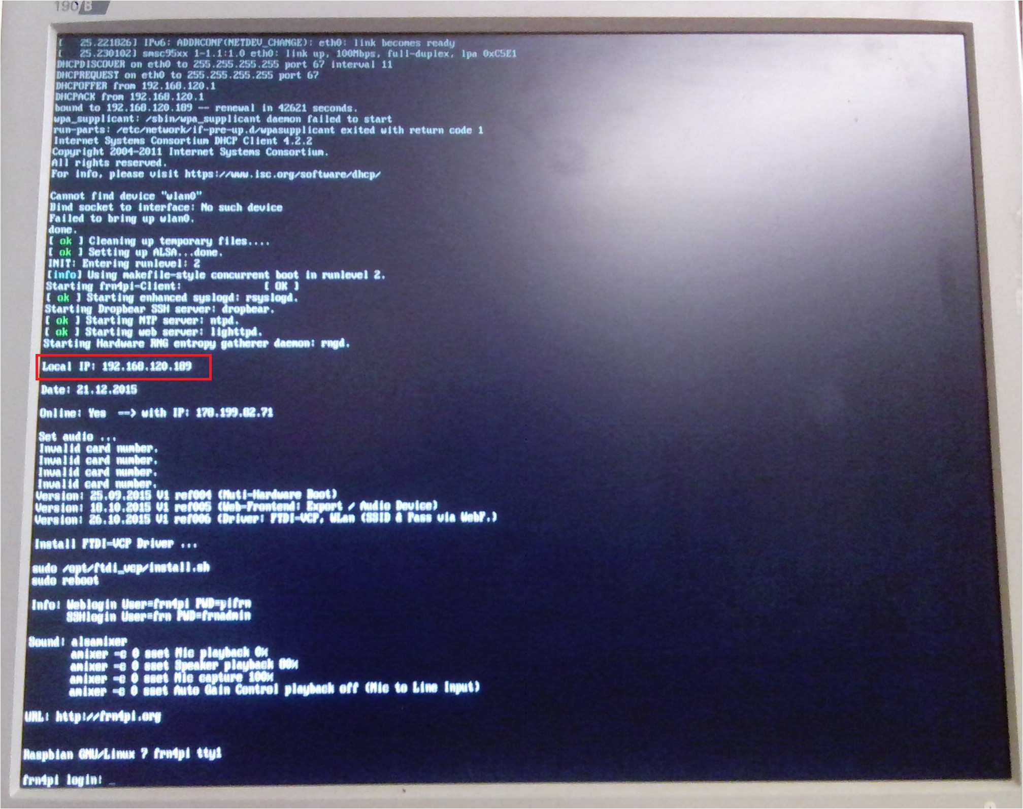 raspberry pi first boot jpg