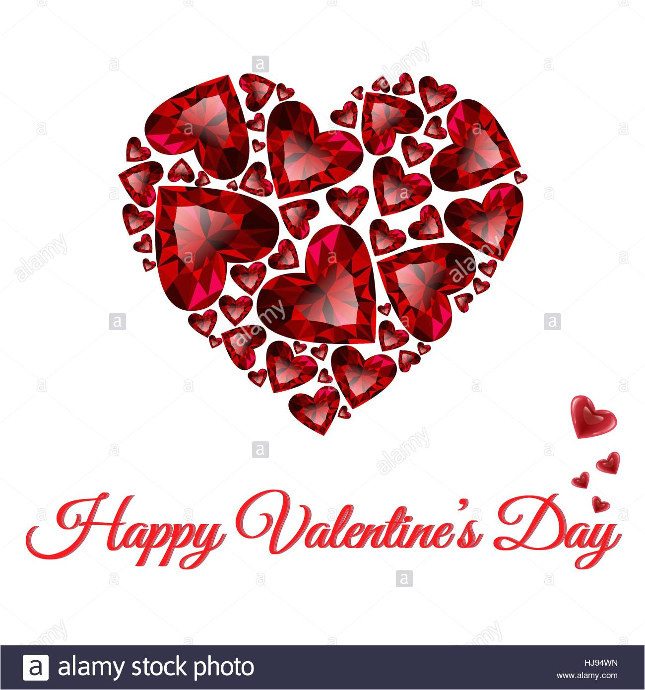 St Jude Valentine Day Card Heart Rubys Stockfotos Heart Rubys Bilder Alamy
