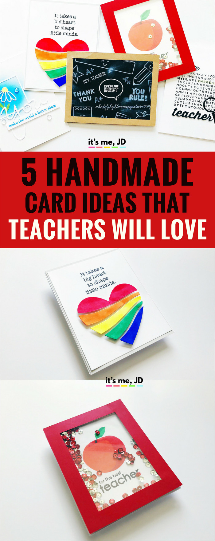 Teachers Day Card Ideas Handmade 5 Handmade Card Ideas that Teachers Will Love Diy Cards