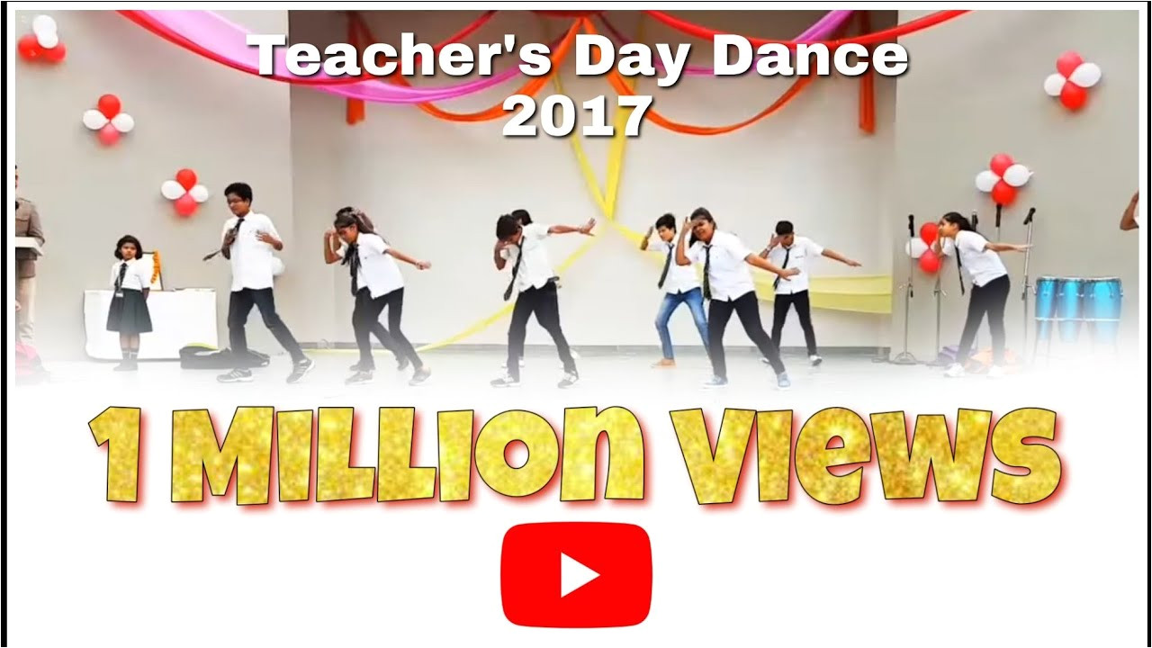 Teachers Day Ke Upar Card Teacher S Day Dance 2017 B S Memorial School Abu Road