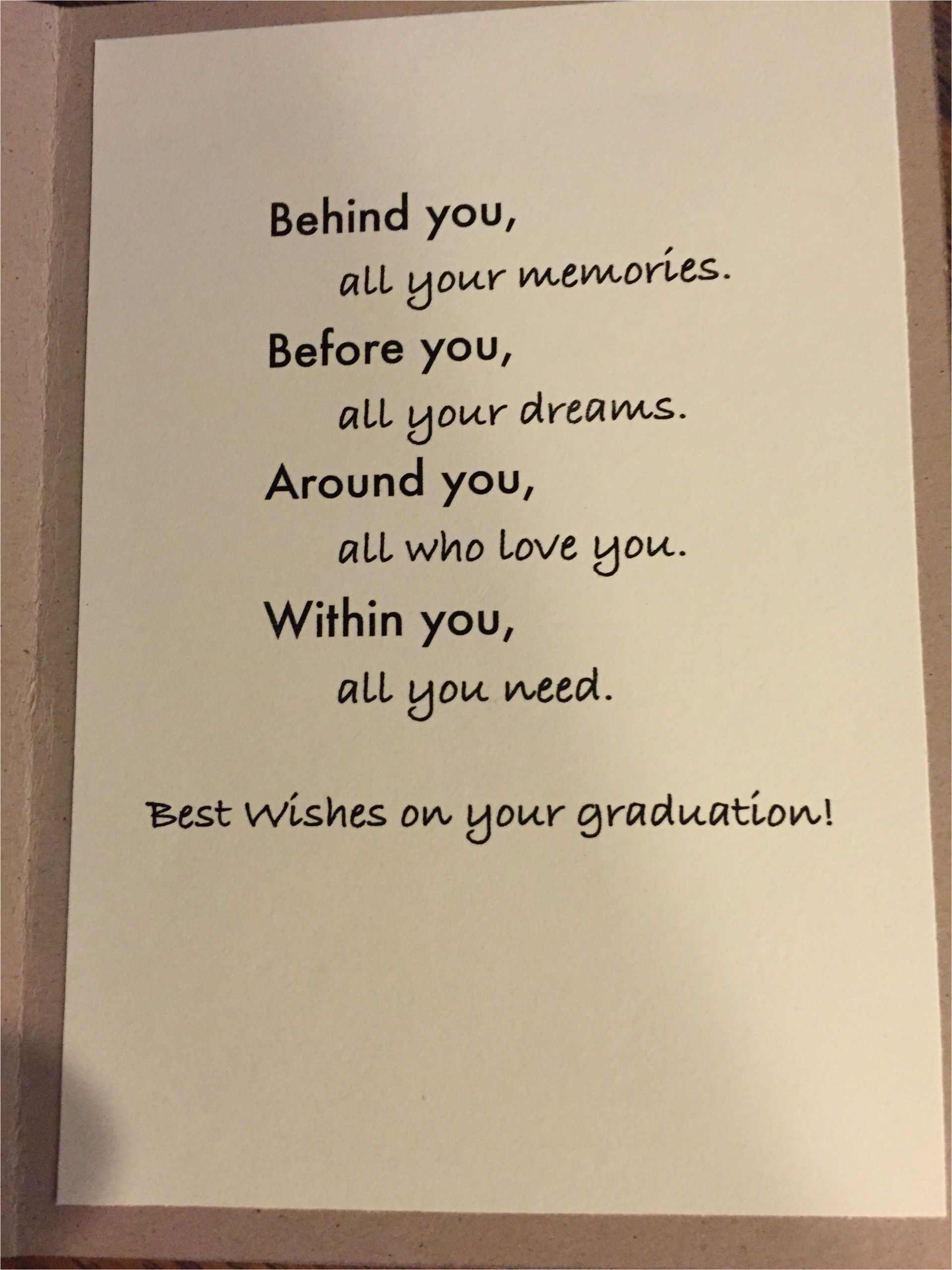 Thank You Card Sayings For Graduation Williamson ga us