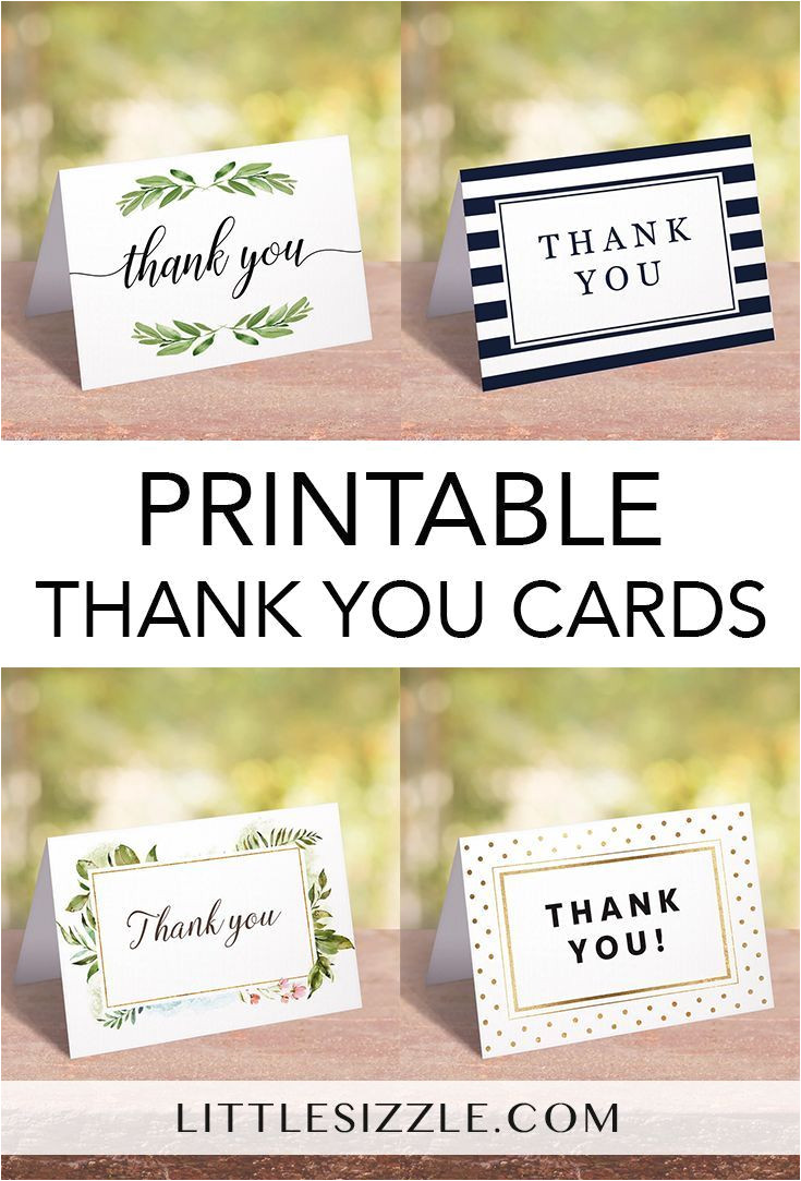 Thank You Card Upload Photo Printable Thank You Cards by Littlesizzle Unique and
