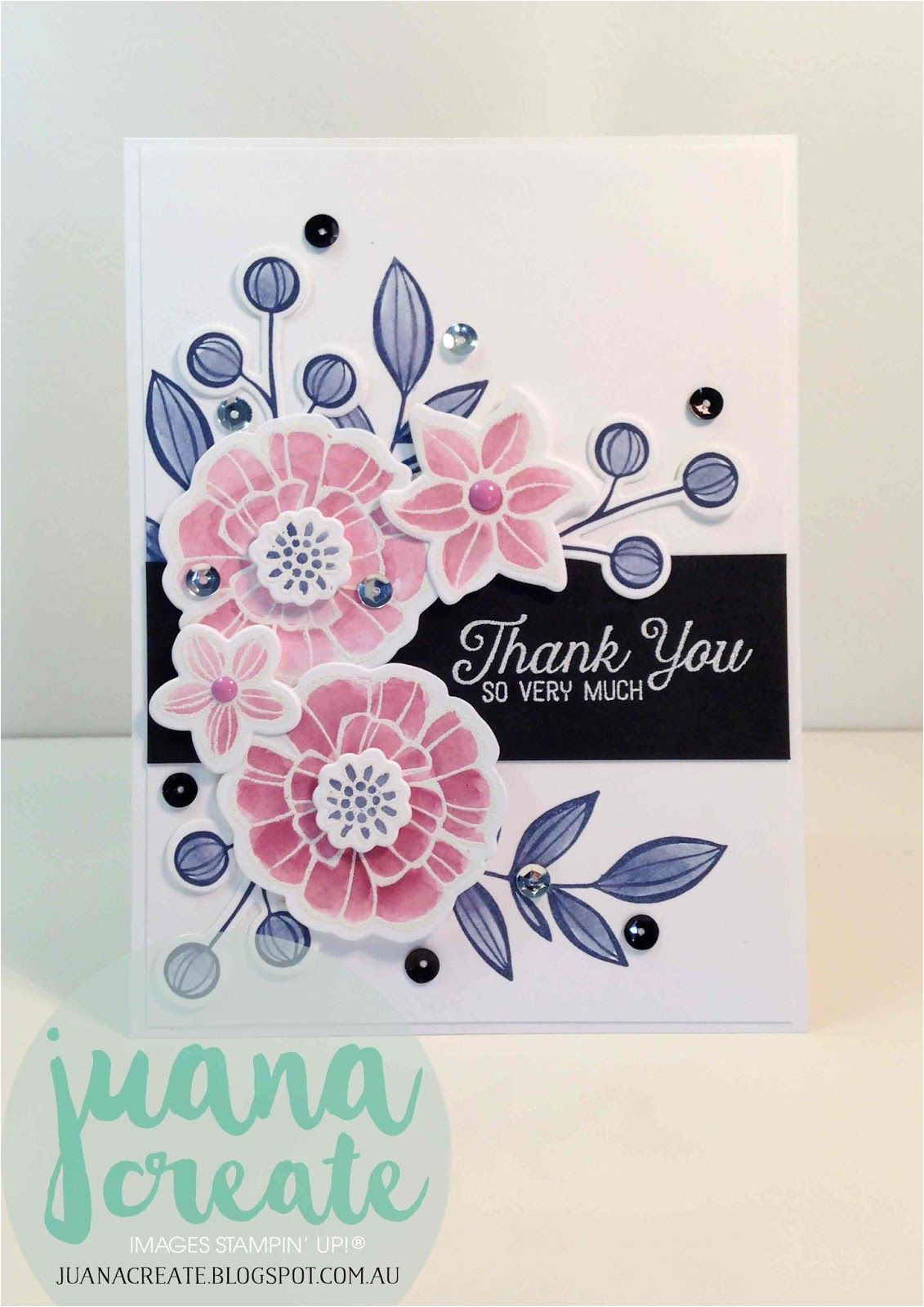 Thank You Very Much Card Falling Flowers Thank You so Very Much with Images