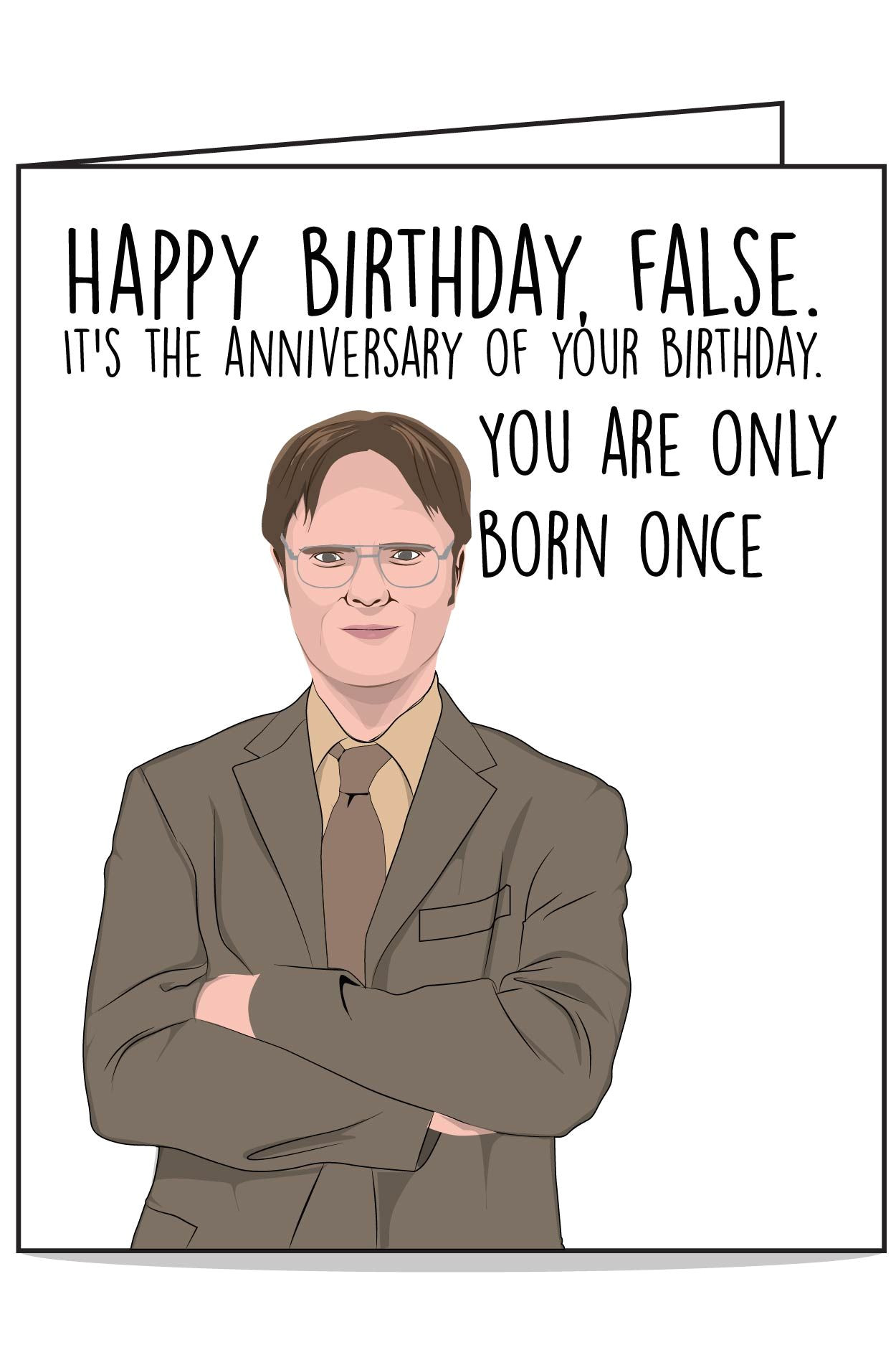 The Office Happy Birthday Card Damn You Netflix
