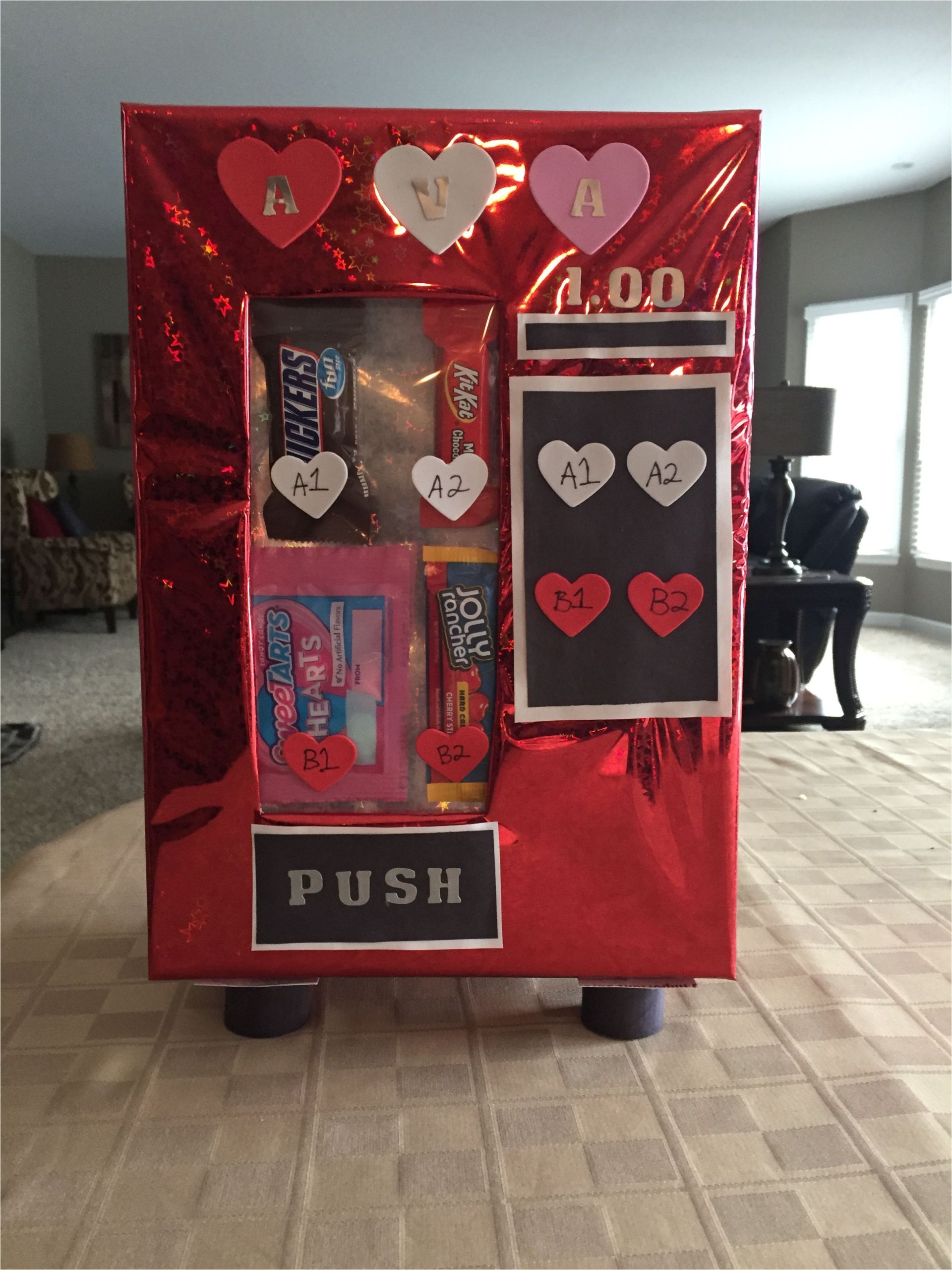 Valentine Card Box Holder Ideas Vending Machine Valentine S Box Valentine Card Box