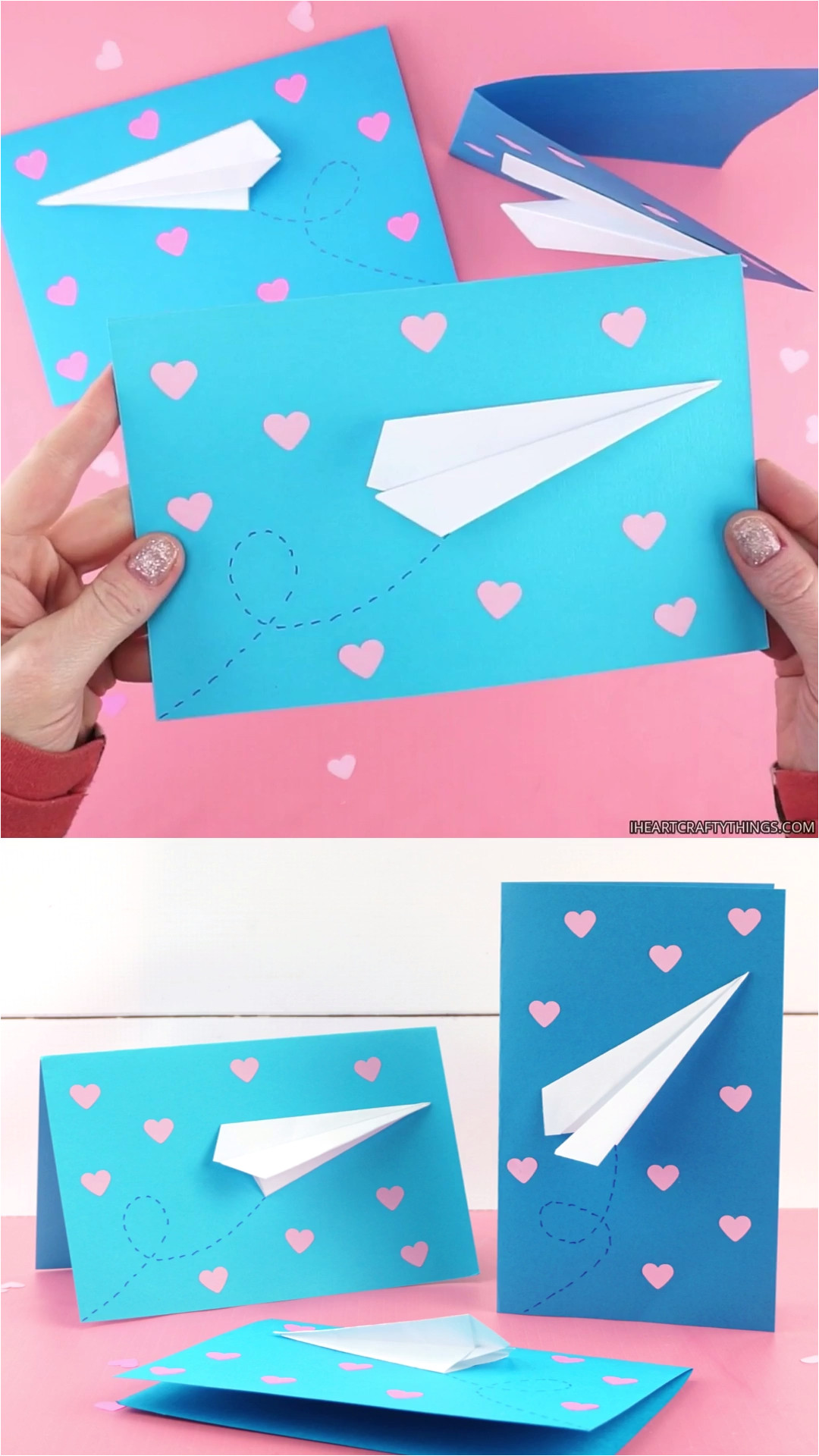 Valentine Card Ideas for Preschoolers Easy Paper Airplane Valentine S Day Cards Airplane Cards