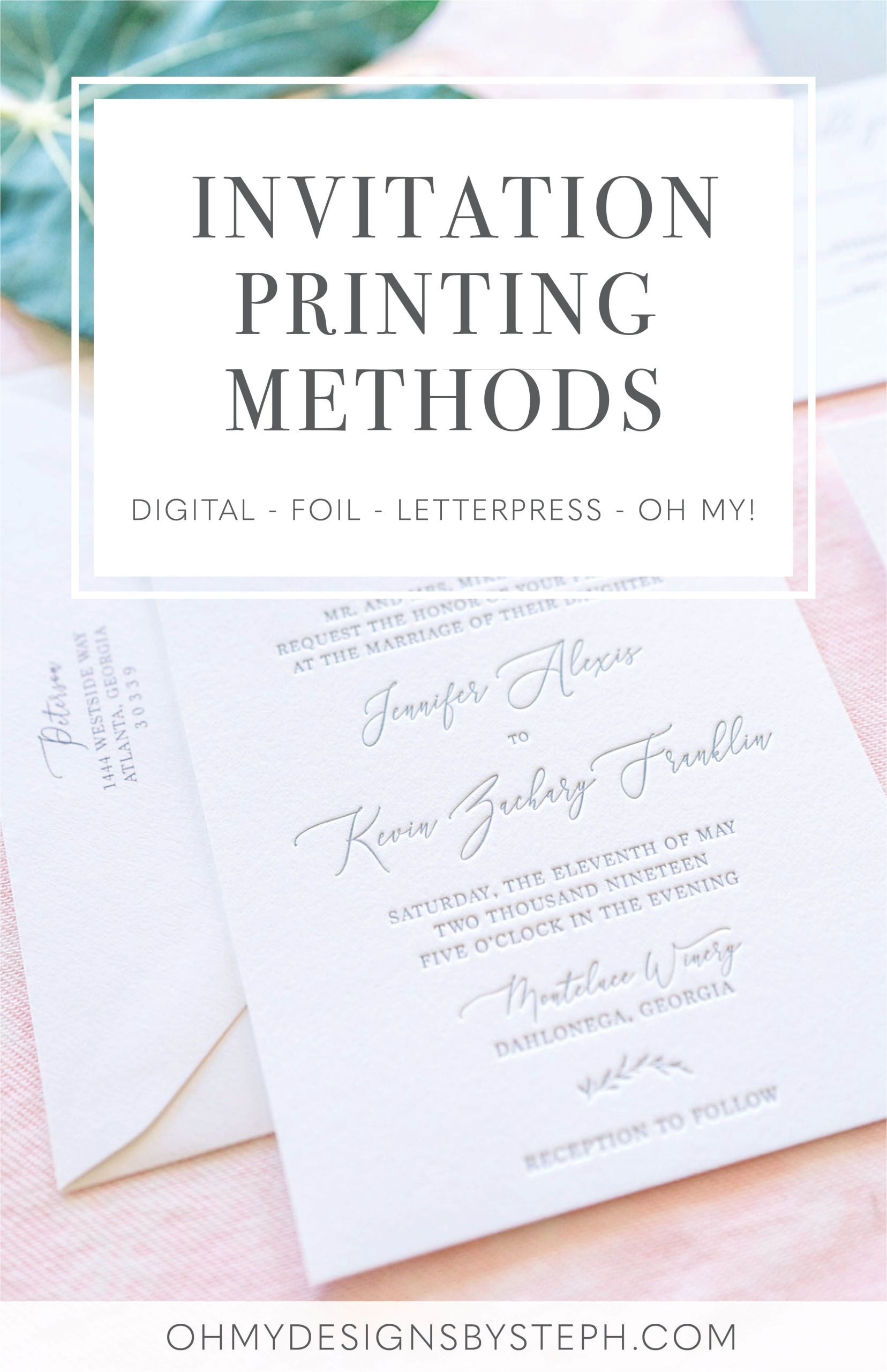 What Do You Write In A Wedding Card Choosing A Printing Method for Wedding Invitations with