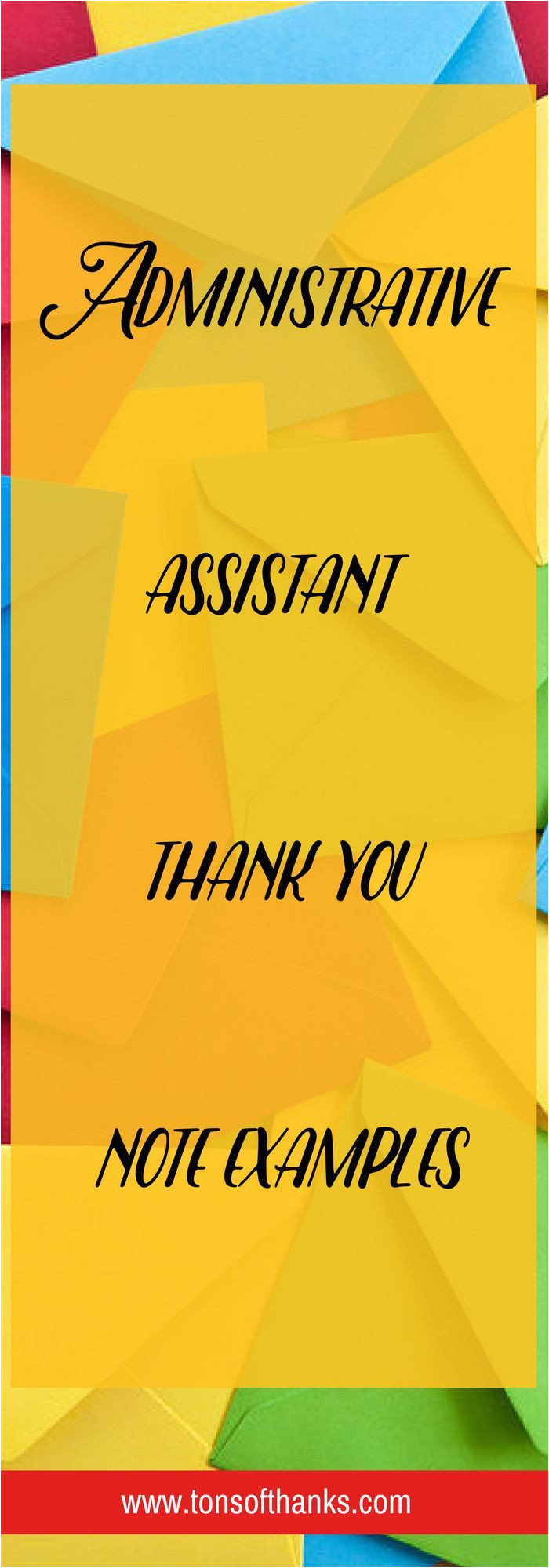 What to Say In An Administrative Professional Card Example Thank You Notes for An Administrative assistant
